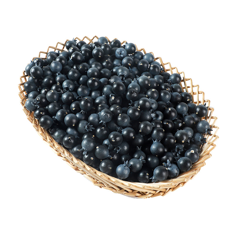 Spot Wholesale Simulated Blueberry Fake Blueberry Tree Simulated Fake Fruit Model Photography Props Home Decoration Ornaments