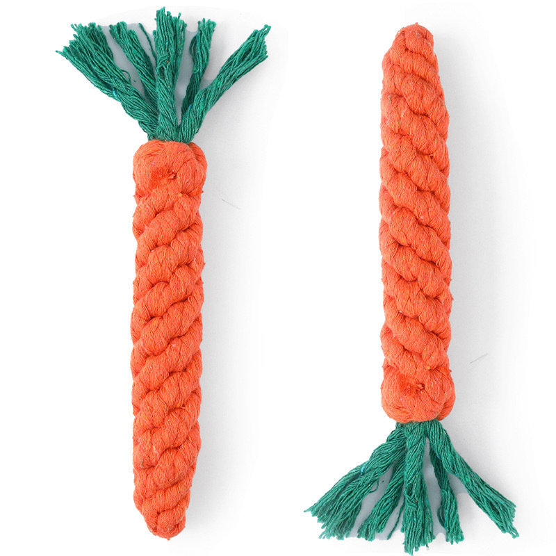Pet Dog Toys, Wear-Resistant and Bite-Resistant Braided Knot Toys, Tooth Cleaning Dog Chewing Rope Toys, Cross-Border Pet Supplies