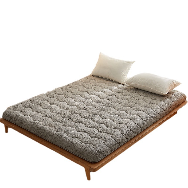 Lambswool mattress soft cushion household tatami mat winter thickened student dormitory single warm winter bed mattress
