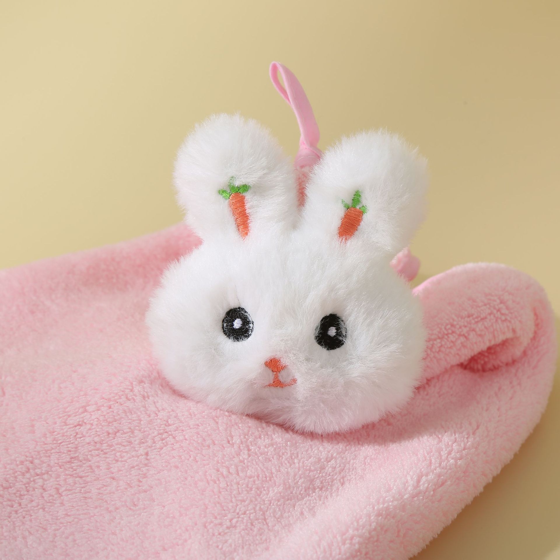 Hand gift towel creative towel cartoon animal children's square towel Tulip small towel gift box doll