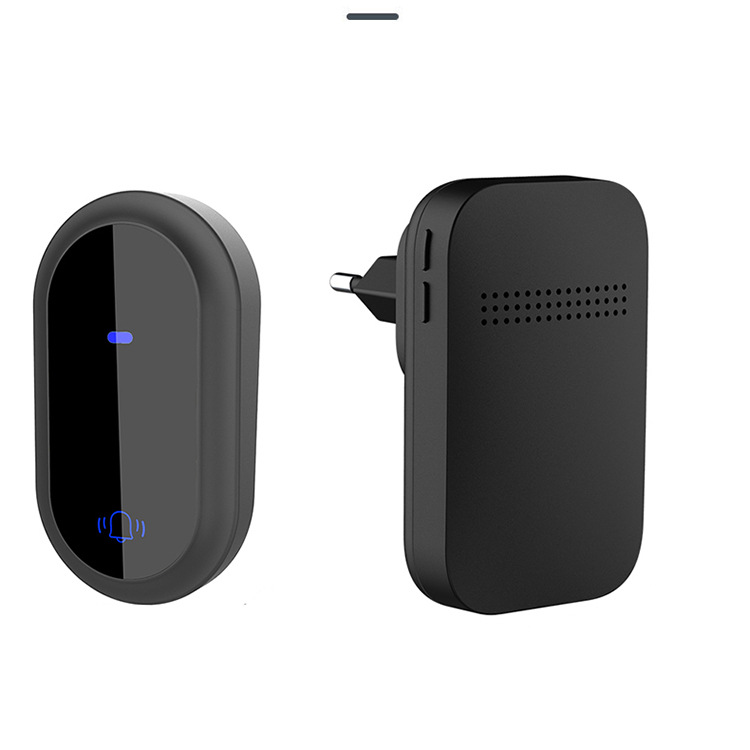 Factory direct outdoor waterproof self-generating wireless doorbell household intelligent long-distance wireless 433 music doorbell