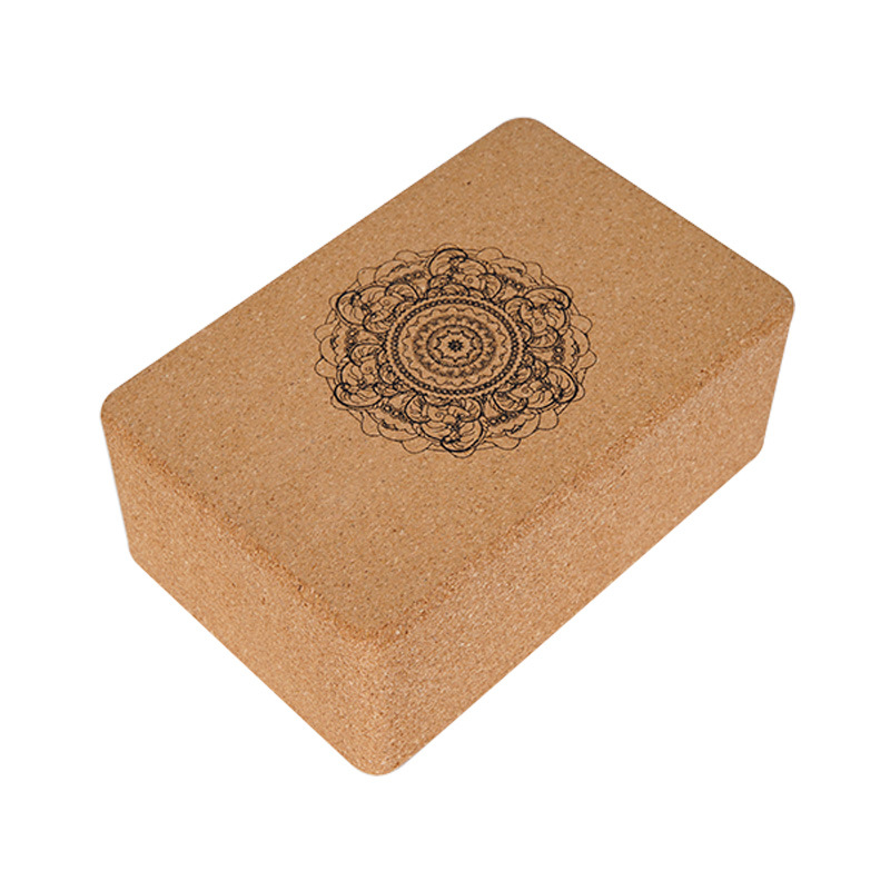 Cork Yoga Brick 369 Shape High Density Oak Brick Dance Non-slip Leg Press Fitness Brick Auxiliary Printable Logo