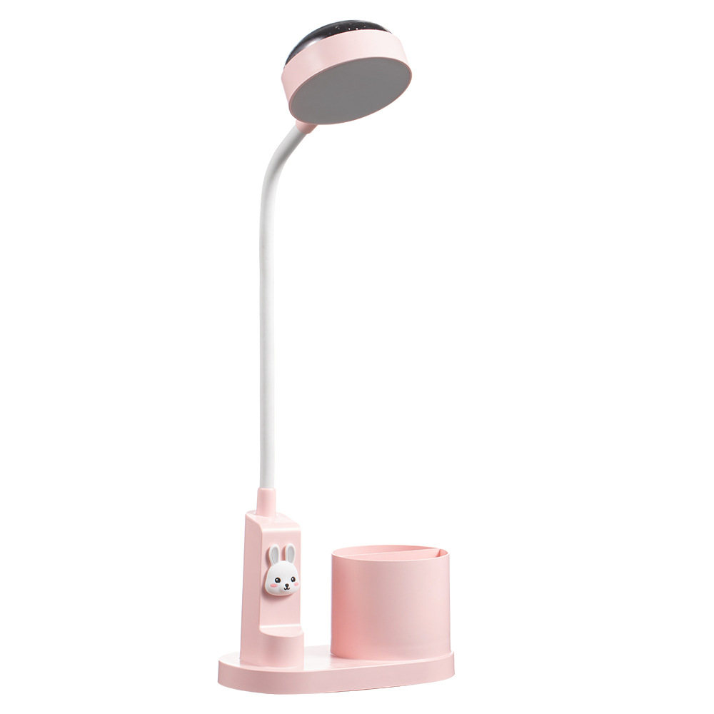 New student dormitory desk usb rechargeable eye protection phantom pen holder table lamp two-in-one reading bedside night light