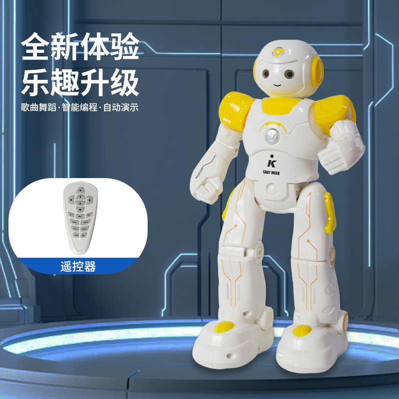 Foreign Trade Remote Control Robot Toy Intelligent Programming Robot Automatic Demonstration Infrared Remote Control Boy Children's Toy