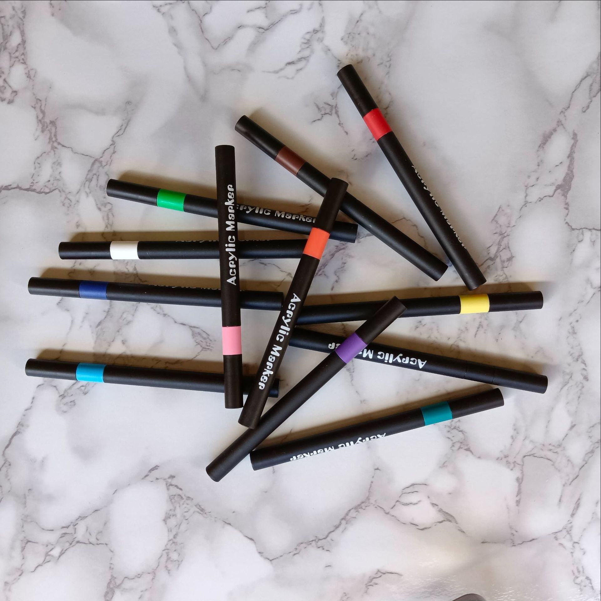 Amazon opaque soft acrylic marker hand-painted diy watercolor pen 12/24/36/48/60/80 color