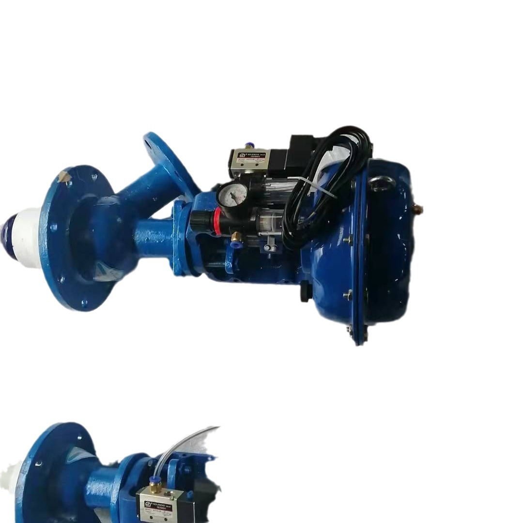 Supply high quality glass lining pneumatic discharge valve