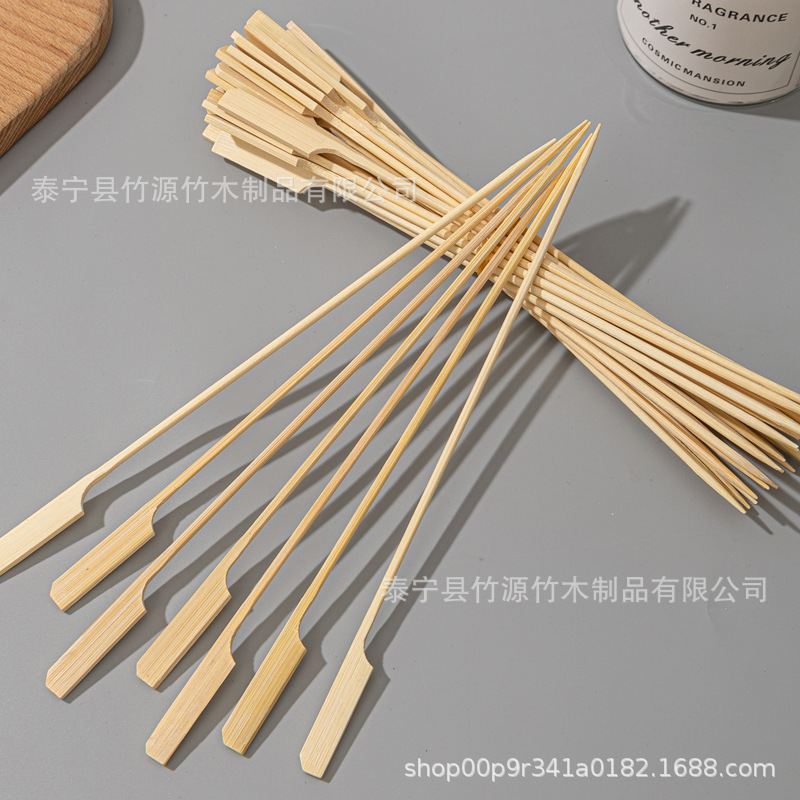 Round rod iron gun string Guandong boiled spicy hot pot chicken barbecue bamboo stick string incense fine cold string bamboo stick commercial manufacturer