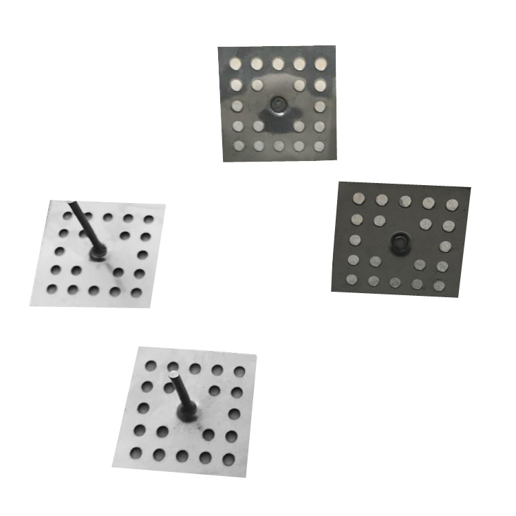 Building interior and exterior wall welding porous insulation nail home decoration building materials insulation material self-adhesive mesh porous insulation nail