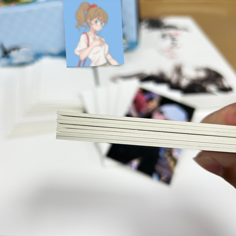 Factory wholesale white cardboard small card A7 card white cardboard ins Internet celebrity business card protection back Card white cardboard