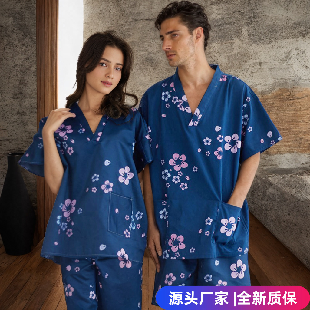 New Disposable Bath Clothes Men's Bath Center Hotel Special Sweat Clothes Women's Spa Beauty Health Massage Foot Bath