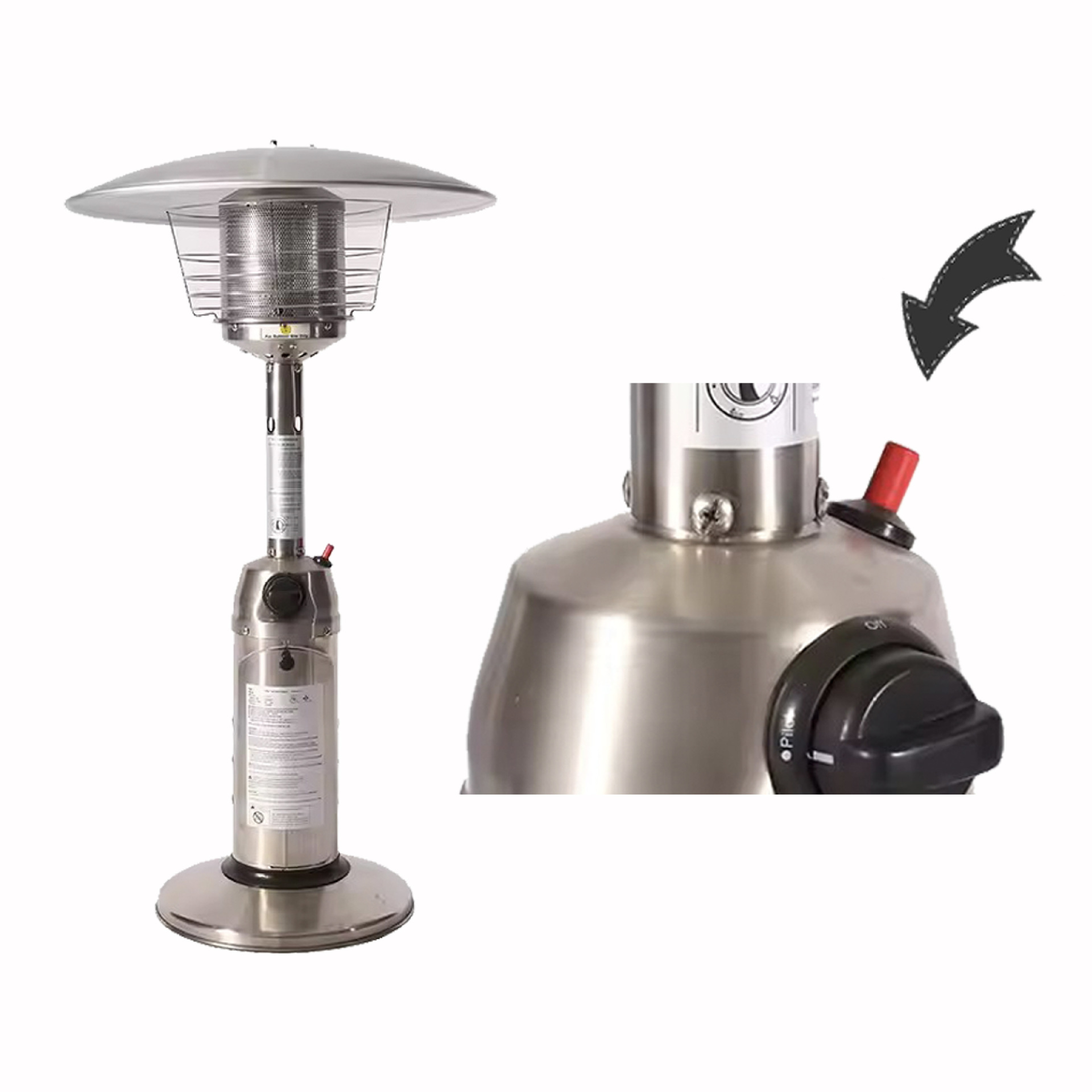 Gas Heater Oven Universal Ignition Accessories Threaded Ceramic Push-Type Piezoelectric Ignition One in and One Out