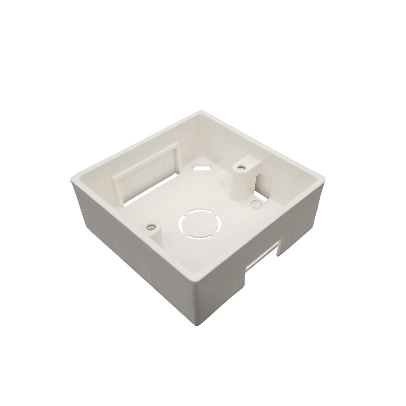 Fulimei Brand National Standard 3C with Certificate Type 86 Exposed Bottom Box Junction Box Home Decoration White Switch Bottom Box