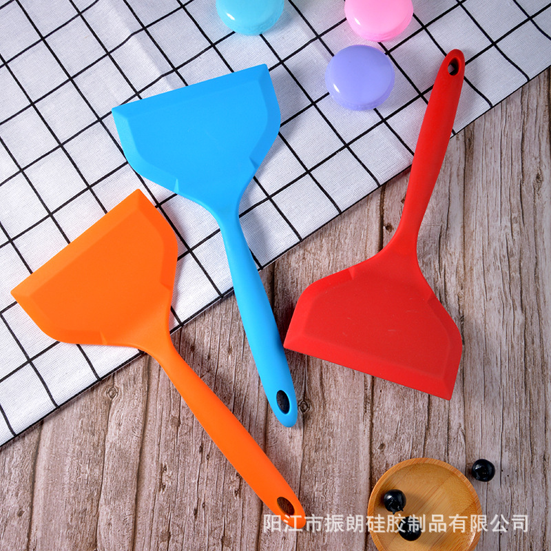Silicone Jade Pot Shovel Silicone Pot Shovel 84g Thick Fried Egg Shovel Pizza Shovel Non-stick Silicone Cookware