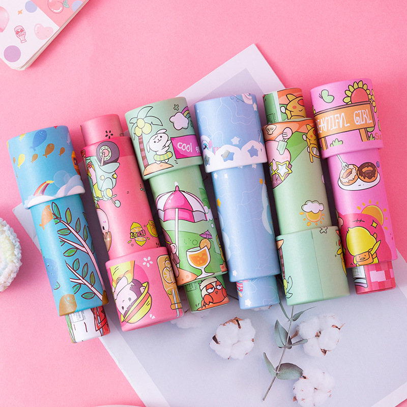 Large three-section kaleidoscope rotating magic kaleidoscope scientific experiment observation Primary School kindergarten toys