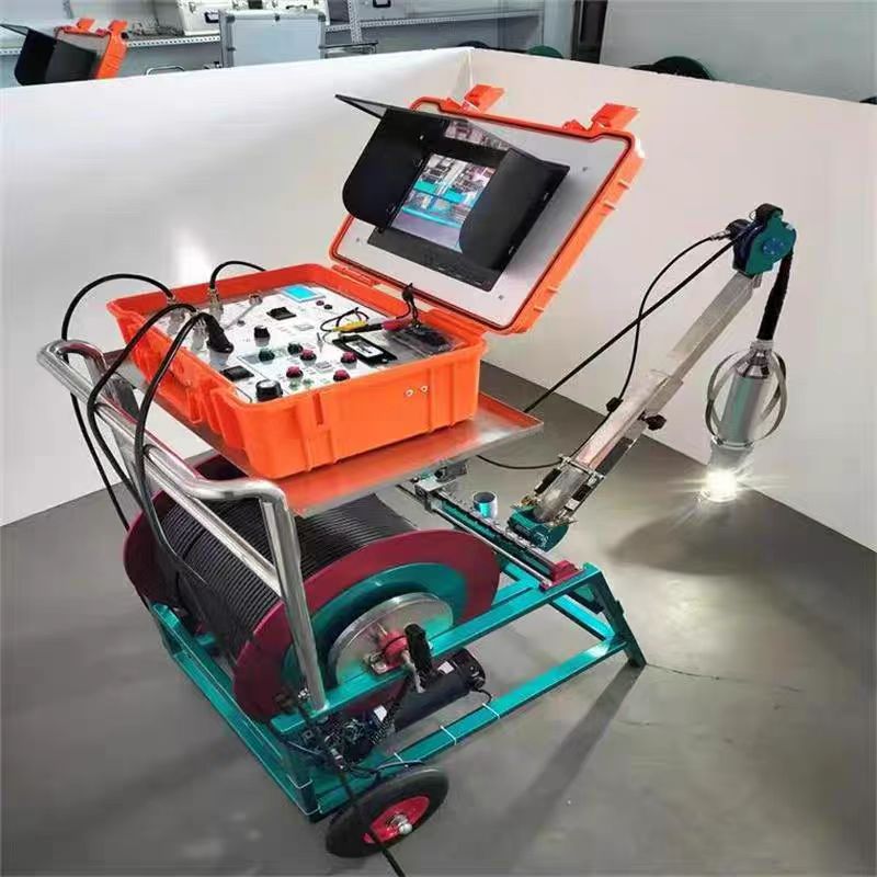 Underground Tv Imager Underground Probe Well Repair Pump Camera 300m Underwater Probe Cart Model