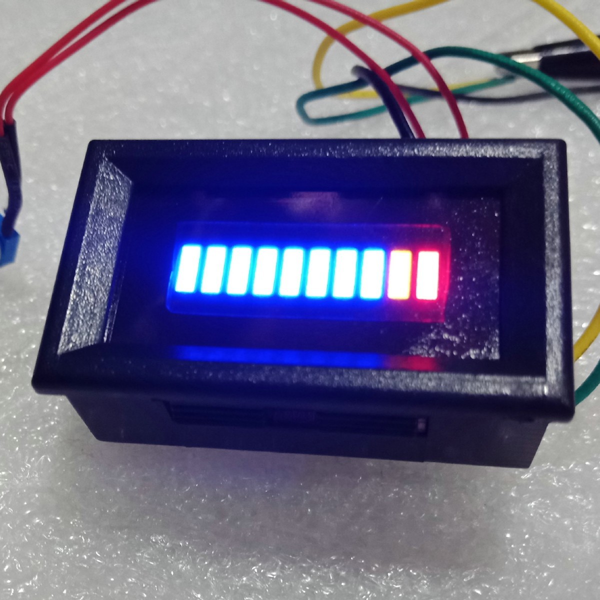 Прибор для восстановления автомобилей и мотоциклов, LED-прямой бар, указатель масла, 12V, синий пластиковый корпус