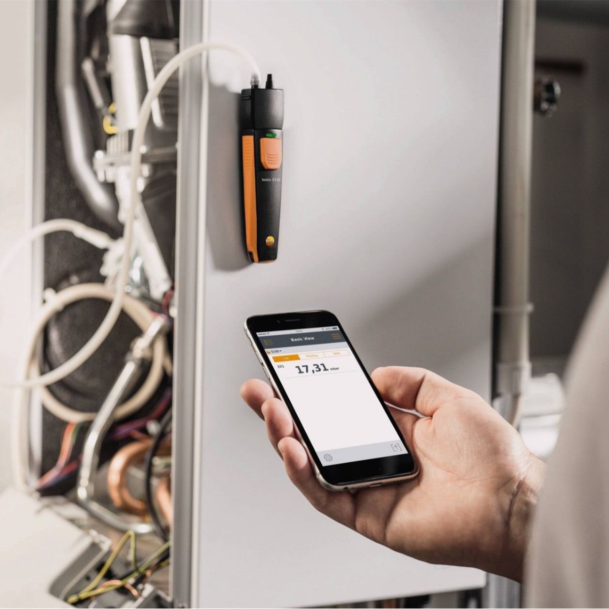 Detu testo510i differential pressure gauge pressure gauge imported gas micro-pressure gauge pressure gauge pressure gauge