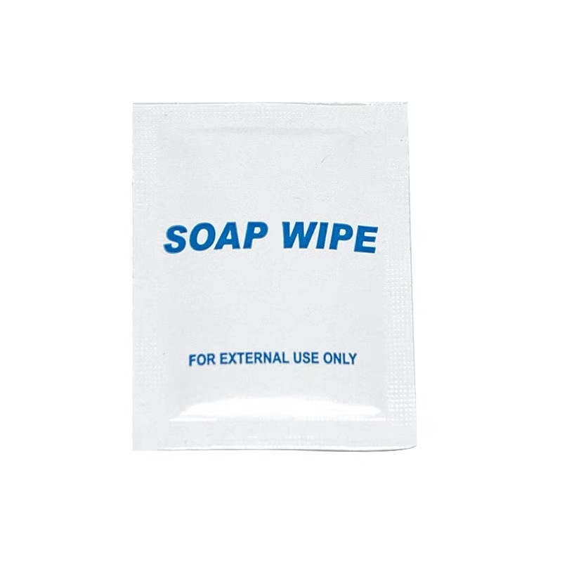Disposable Soap Wipes, Hand Soap Wipes, Handkerchief Wipes, Individually Packaged Mild Sanitary Wipes