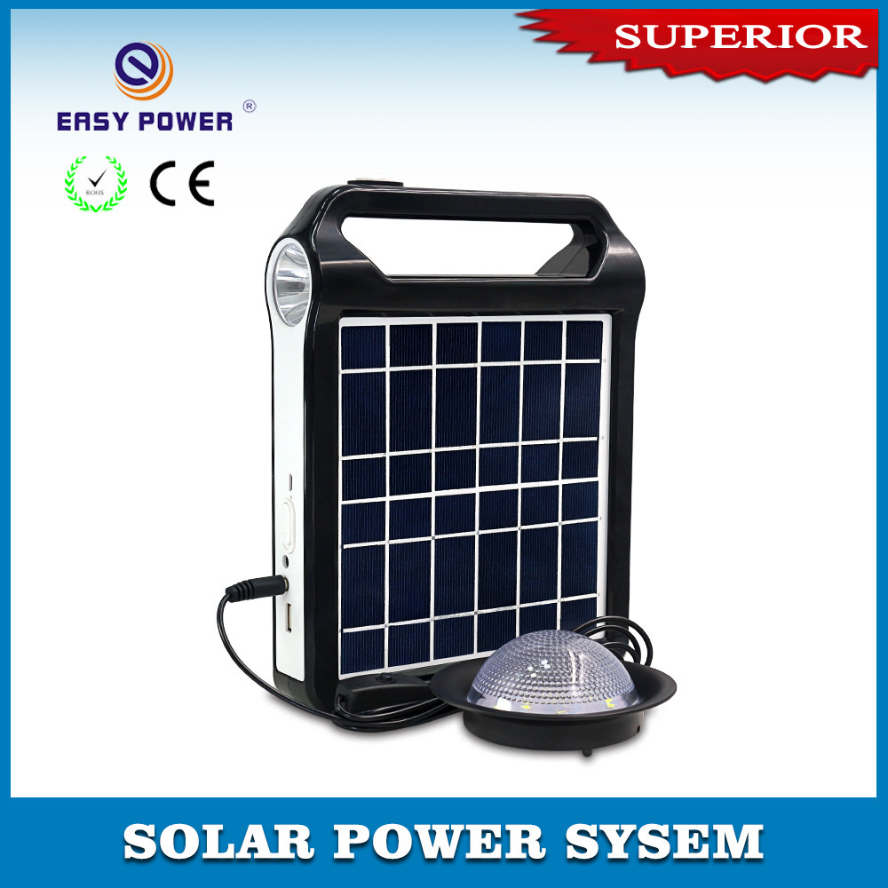 Портативная солнечная система освещения с заменяемой литиевой батареей, светильник 038