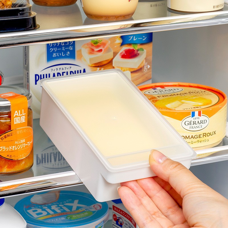 Butter Cutting Storage Box Repackaging Fresh-Keeping Storage Box Refrigerator Frozen Cheese Cheese Slices Butter Cheese Slicer