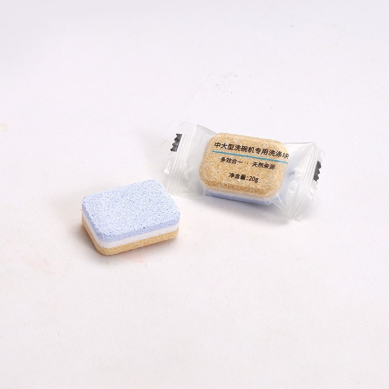 Cross-Border Temu Three-Color Dishwasher Dishwashing Block to Remove Oil and Decontamination Three-In-One Multi-Effect Dishwasher Special Cleaning Block