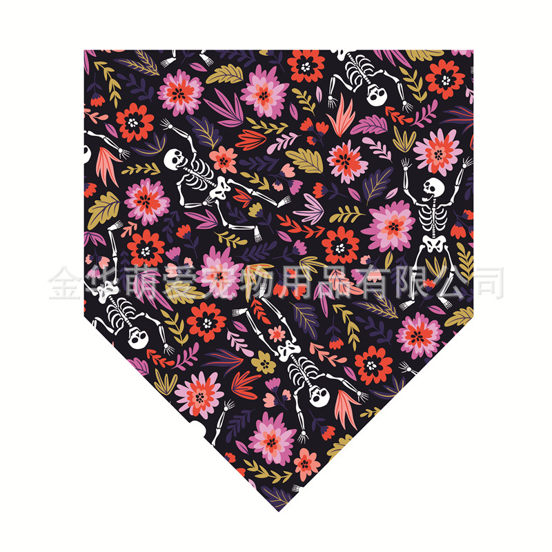 Cross-border Asian holy day pet saliva towel pet scarf pet triangle towel dog dog saliva towel cat dog scarf