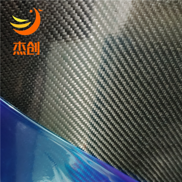 1K carbon fiber prepreg plain twill bidirectional fabric impregnated with adhesive tape under pressure and heating curing