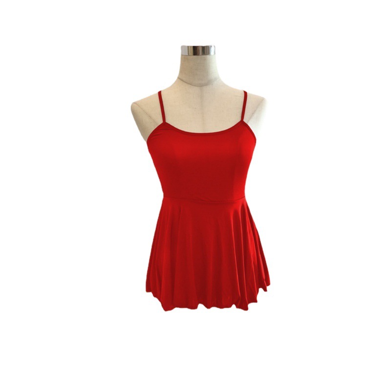 Binglioguo Sexy Pajamas Pure Desire Ice Silk Suspenders Sexy See-through Sexy Nightgown Cute Little Woman Backless Temptation