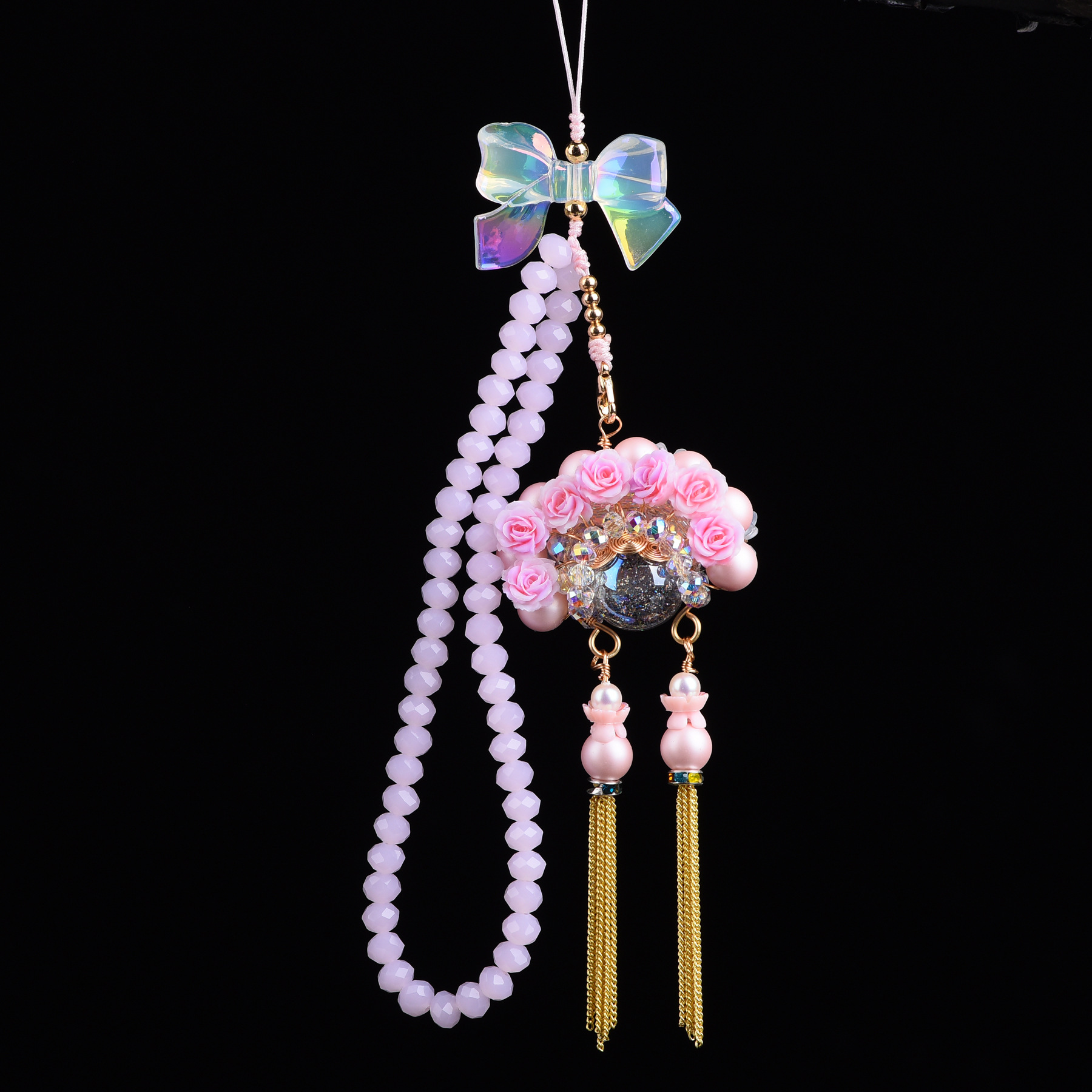 Original Double-Sided Chinese Style Flower Boutique Hanfu Style Dao Ma Dan Jewelry Pendant