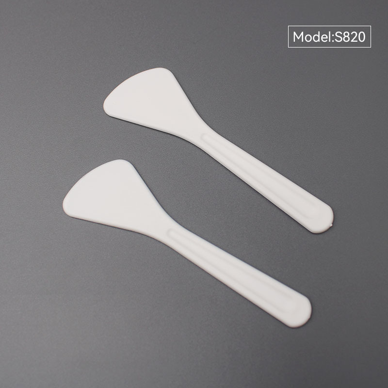 Ложка для скраба для лица, PP, пластиковая ложка для крема, косметическая упаковка, в наличии