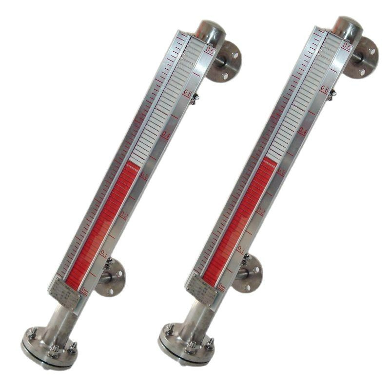 Uhz/50C Side-Mounted Magnetic Flip Liquid Level Gauge Corrosion-Resistant Remote Transmission 4-20Ma Top-Mounted Hefei Shangyi Instrument Group