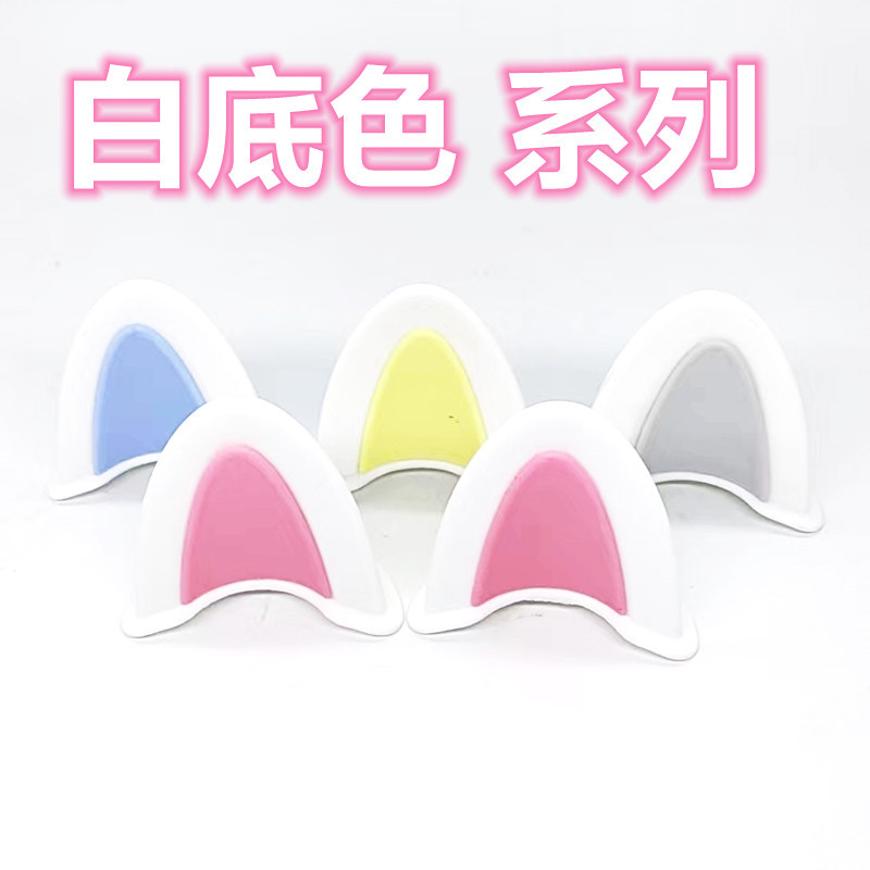 Motorcycle electric car helmet decoration cat ears helmet decoration helmet decoration helmet decoration helmet free stickers