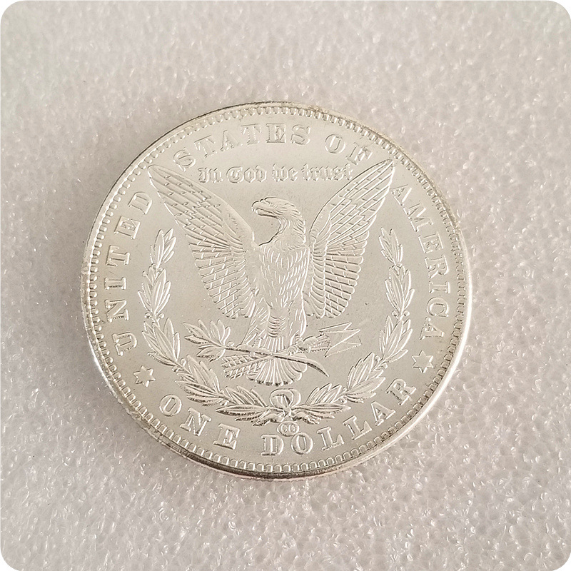 Antique Crafts American Morgan 21 Commemorative Coin Silver Dollar Brass Material