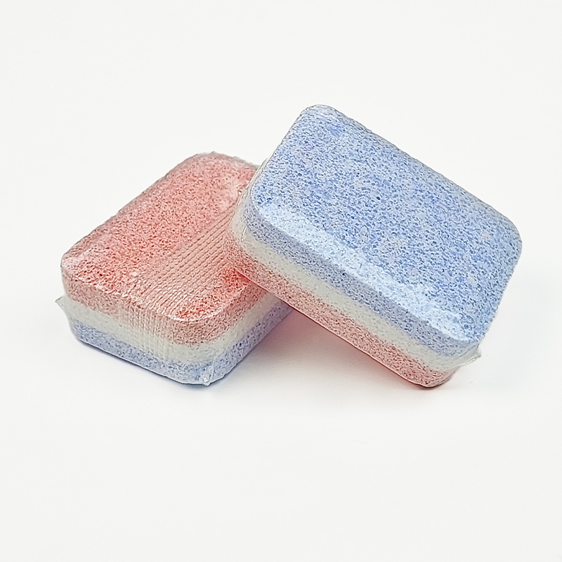 Cross-Border Dishwasher Special Dishwashing Block Household Detergent Soft Water Salt Cleaning Block Effervescent Tablets with Water-Soluble Film 20g