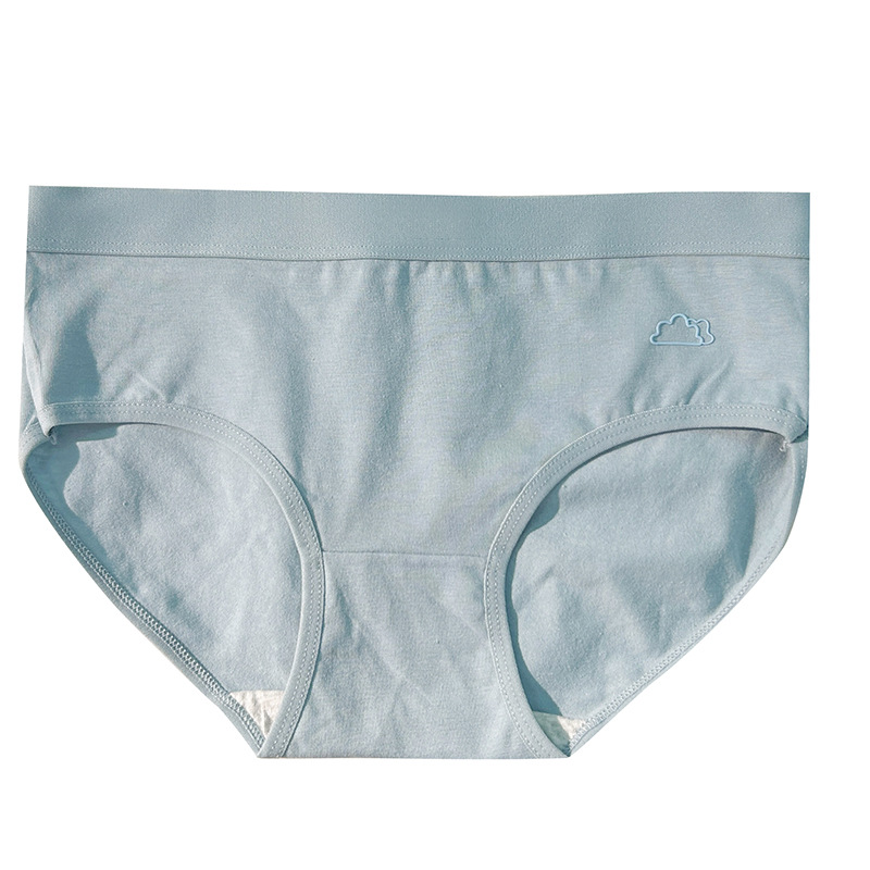 Factory direct cotton underwear women's cotton crotch breathable girls simple Japanese waist students seamless triangle pants