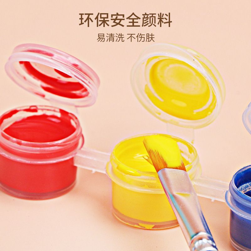 Back-To-School Season Coloring Graffiti DIY Plaster Hand-Painted Doll Doll Model Kidsren's Mold Painted Creative Ornaments