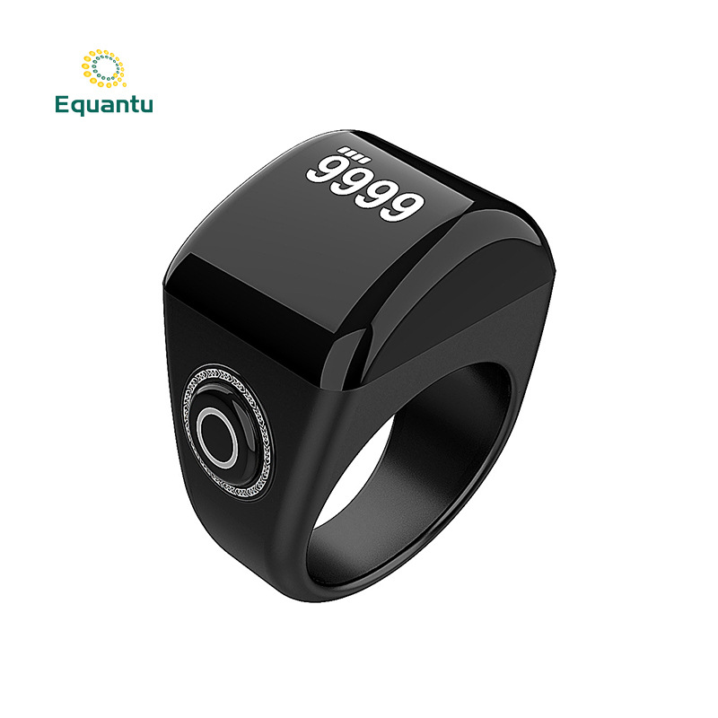 Smart Ring Counter Touch Counter Ring Multi-function Time Alarm Reminder Counting Smart Ring