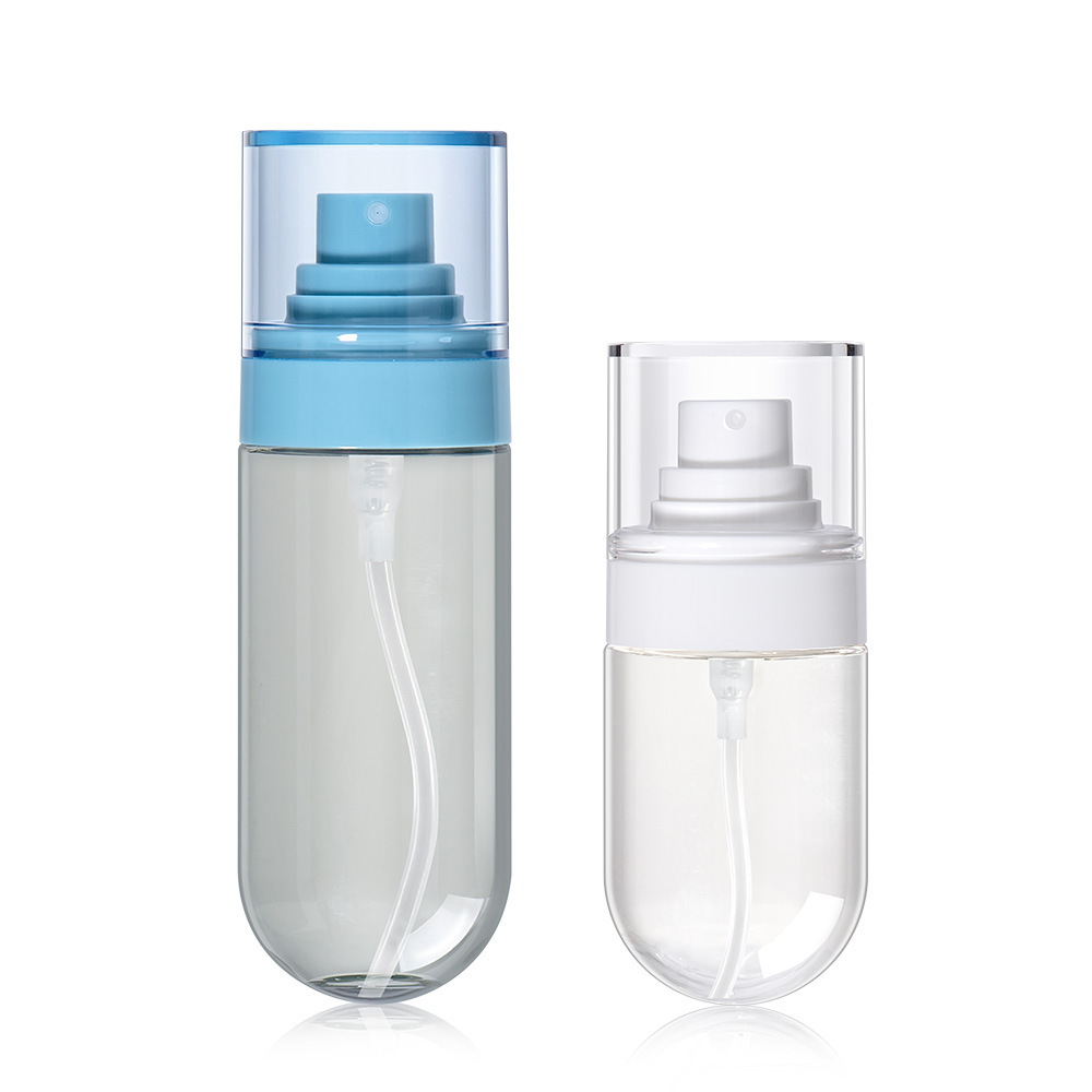 Amazon's New Inverted Makeup Setting Spray Transparent Bottle Has Long-Lasting Makeup Effect, Non-Stuck Powder, Matte Fine Mist, Oil Control, and Does Not Remove Makeup