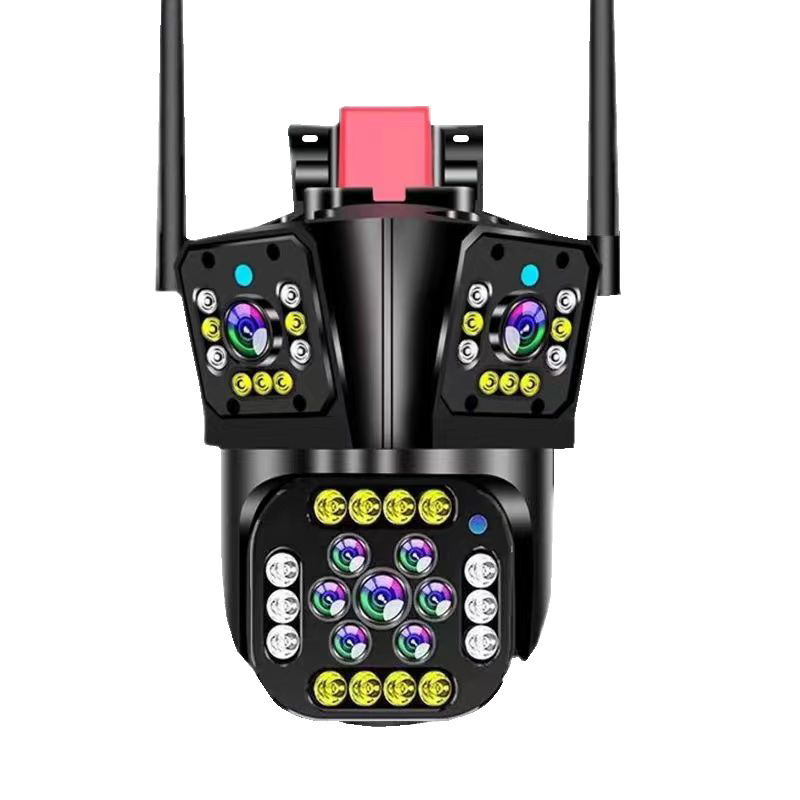 Outdoor waterproof monitoring double mirror double picture wireless full color night vision super clear intelligent 360 degree panoramic camera