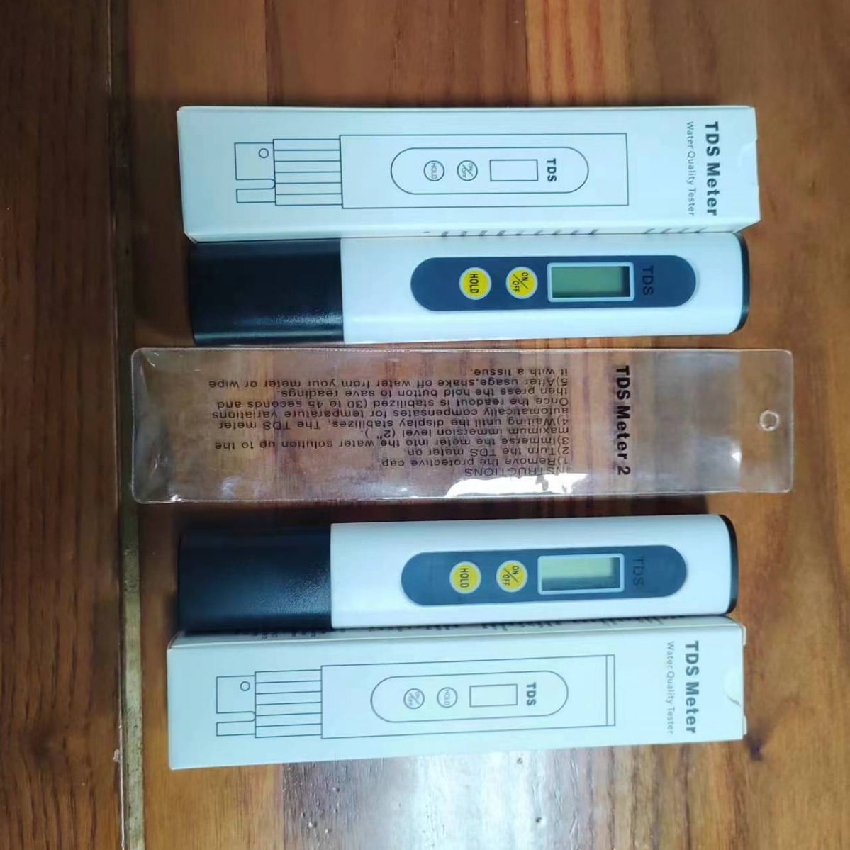 In stock hot tds Pen water measuring Pen household two-key water quality testing pen foreign trade quality tdsM2 water quality testing pen