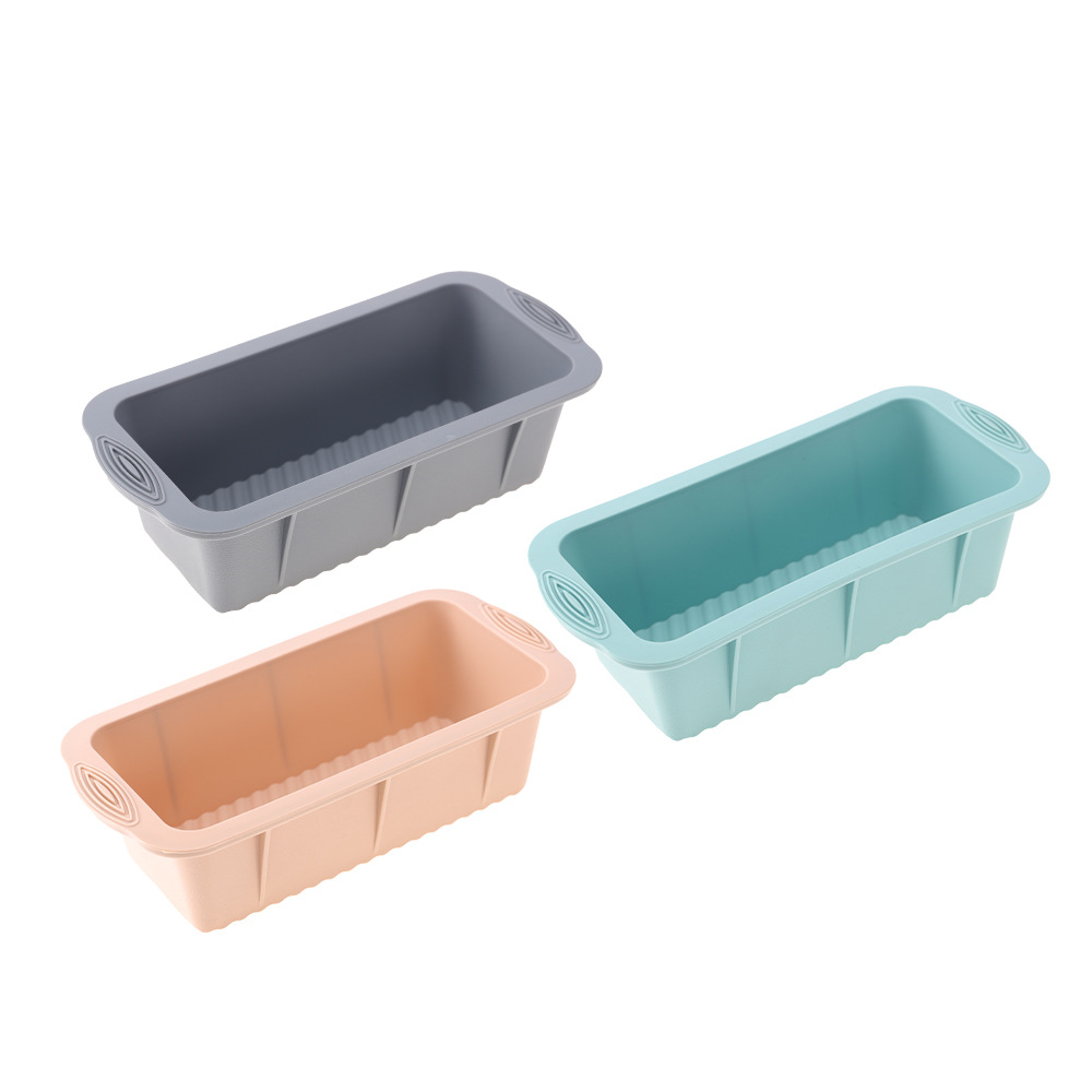 Toast baking tray silicone rectangular baking tray baking tools baking tray mold non-slip buckle baking tray factory in stock