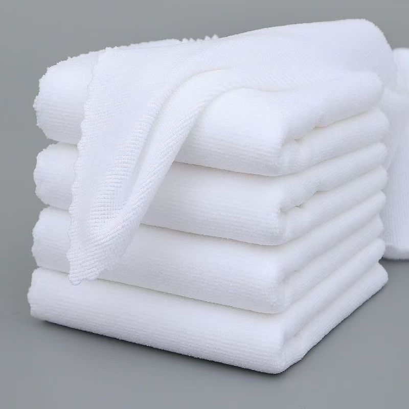 New Product Launched: 200g Warp-Knitted White Towels, Absorbent for Bathing, Suitable for Hotels, Guesthouses, Hair Salons, Washing, Bathing, Massage, Disposable Towels