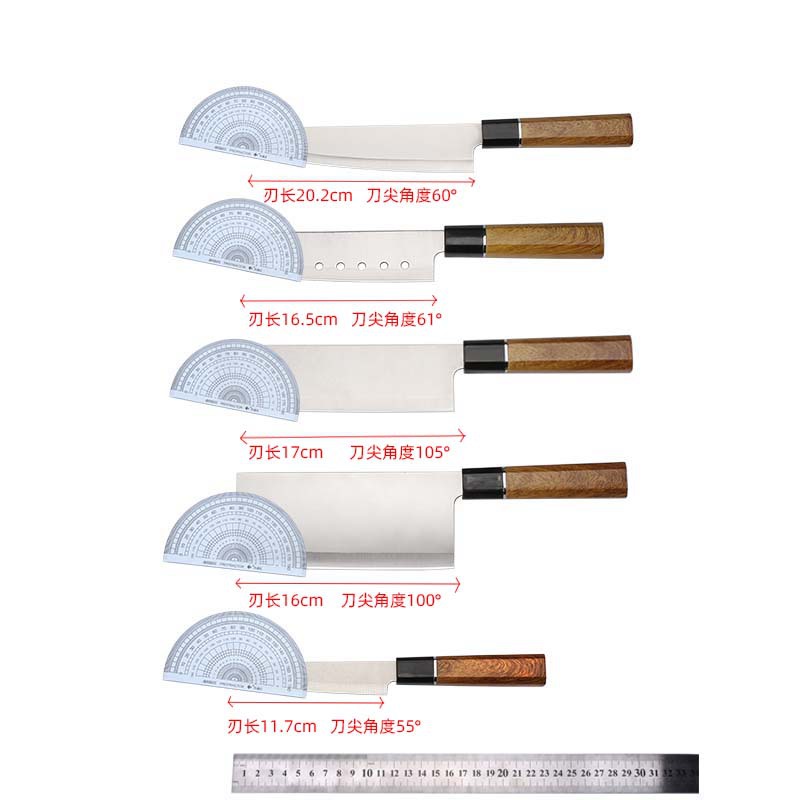 Stainless Steel Kitchen Knife 7-Hole Sushi Knife Universal Chef Knife Fruit Knife Home Kitchen Knife Kitchen Knife Set Gift