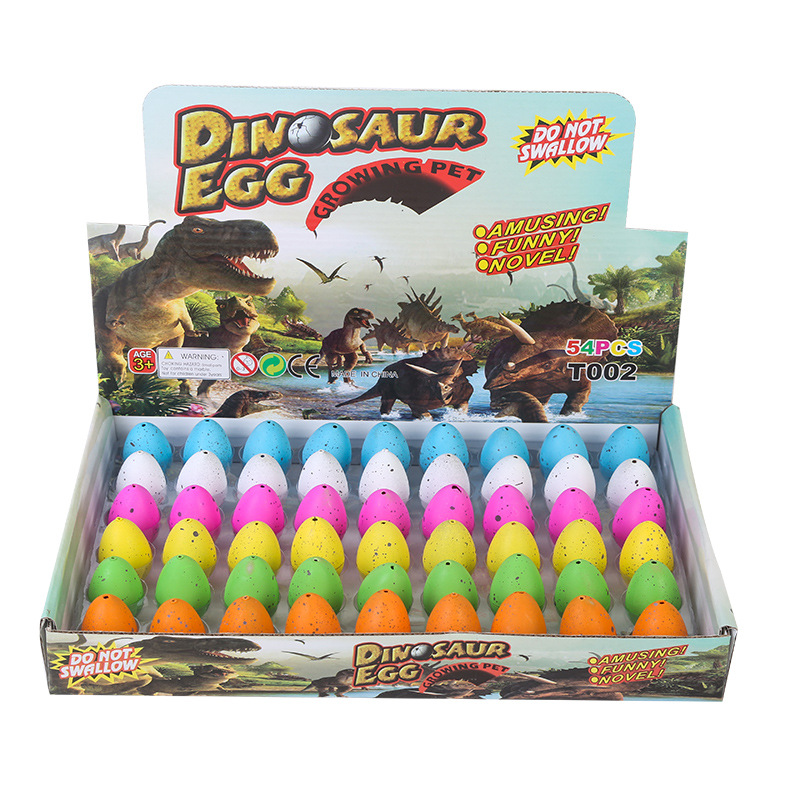 Children's water-soaked dinosaur egg incubation Egg toy water absorption expansion deformation large, medium and small incubation early education model