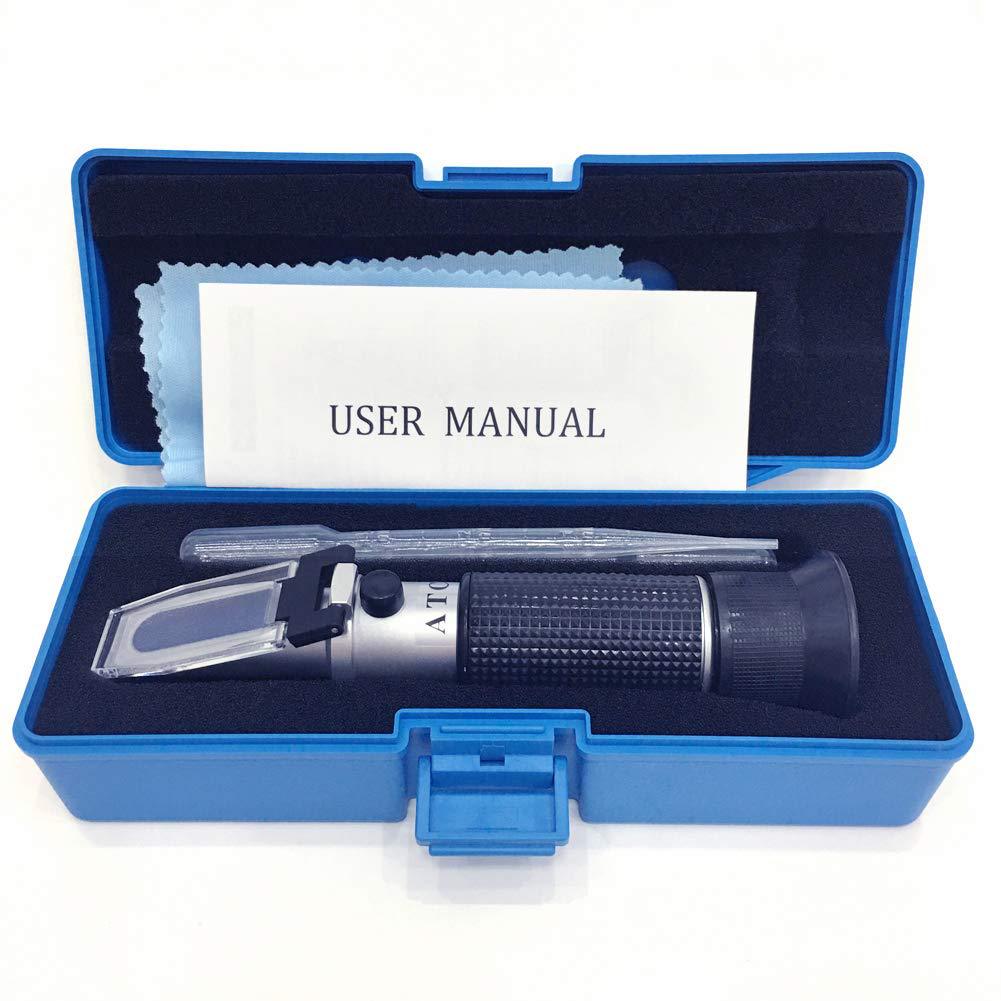 Foreign trade quality portable refractometer high precision sugar analyzer 0-32% sweetmeter detector wine meter