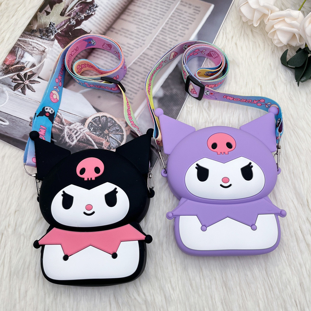 Popular Kuromi Silicone Bag, Cute Mini Bag, Fashionable Children's Bag, Girl's Bag, Student Coin Purse Manufacturer