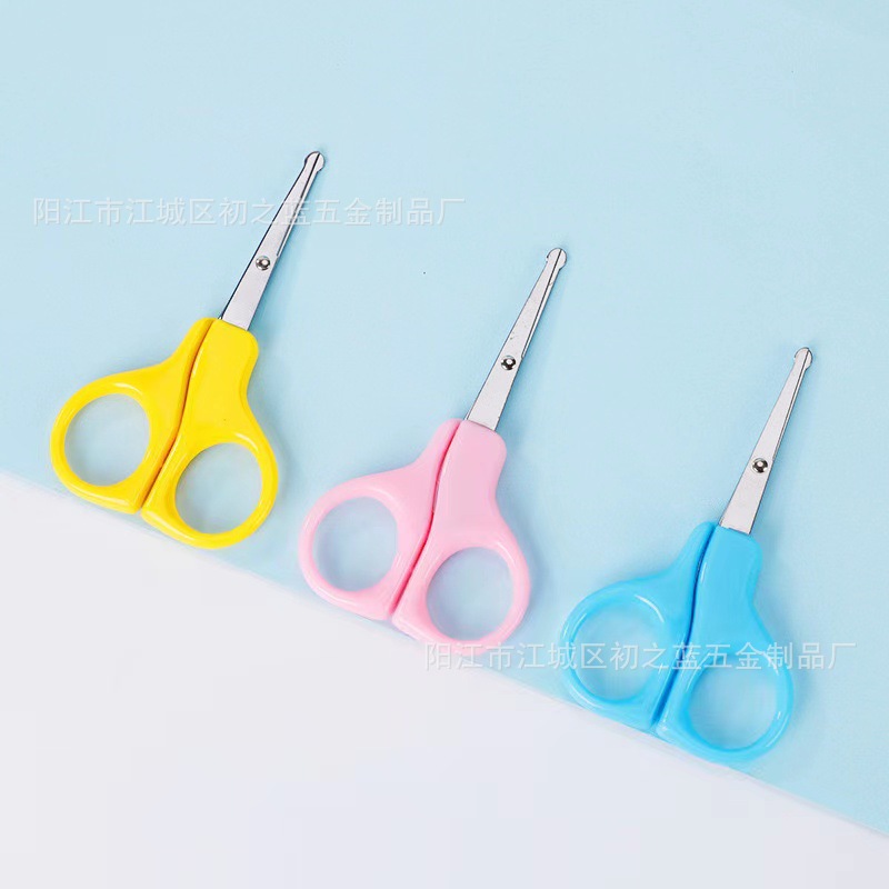 Factory Direct scissors baby children safety nail clippers infant nail clippers single Baby small scissors nail clippers