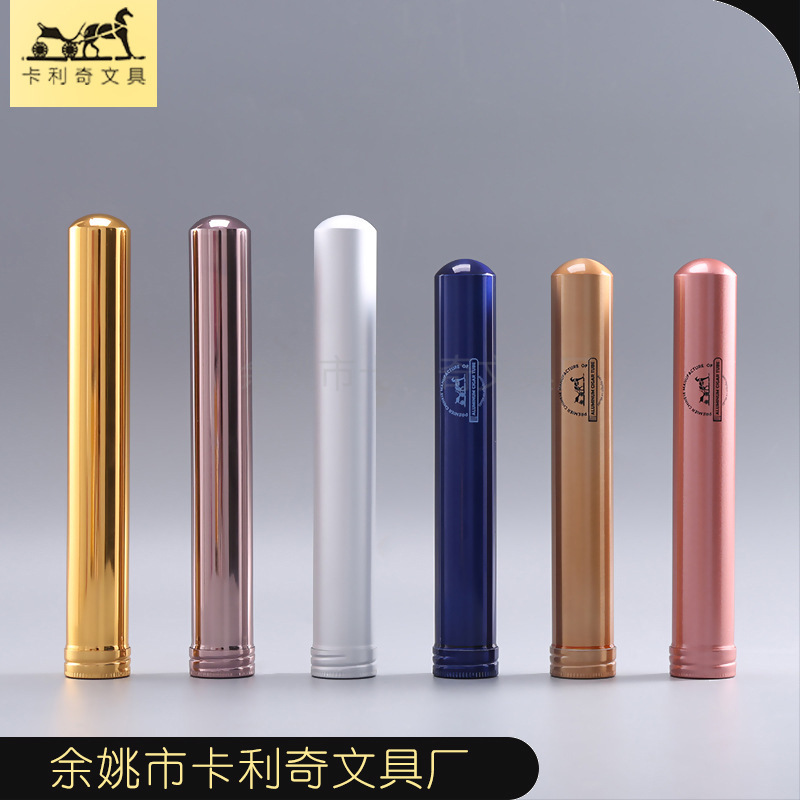 Влагостойкая металлическая алюминиевая сигарная трубка индивидуальная упаковка сигар хранилище для фейерверков алюминиевая сплавная сигарная трубка