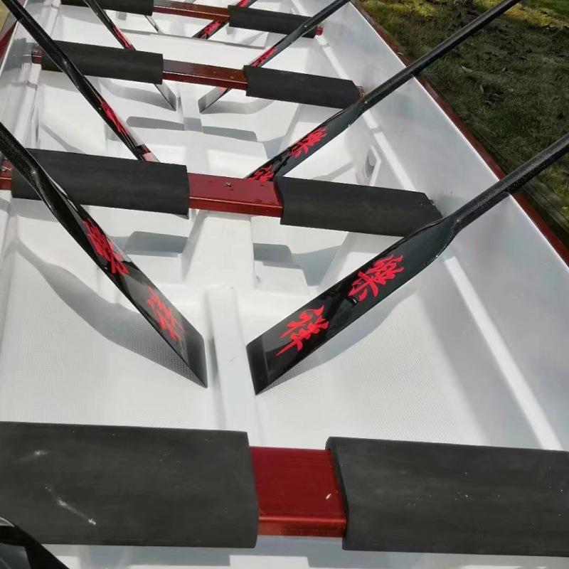 Professional Dragon Boat Racing for 12 or 22 People, Custom-Made Wooden Rowing Boats for the Dragon Boat Festival