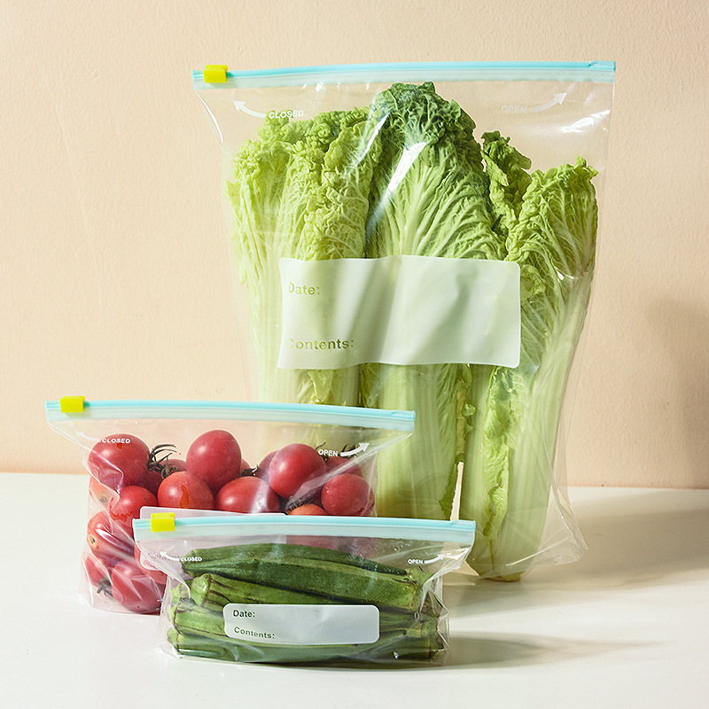 Индивидуальный герметичный пакет для хранения, многоразовый пакет с застежкой, упаковка для продуктов